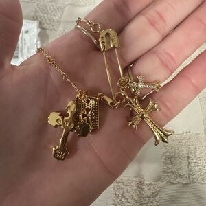 Elegant Gold Cross Necklace